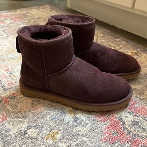 Mini Uggs Size 8 Deep Purple